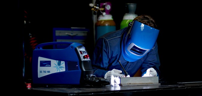 Welding using the TIG process